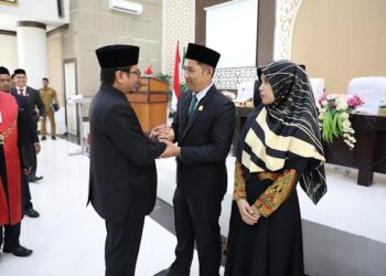 Ini Pesan Pj Bupati Saat Hadiri Pelantikan Wakil Ketua DPRK Aceh Utara