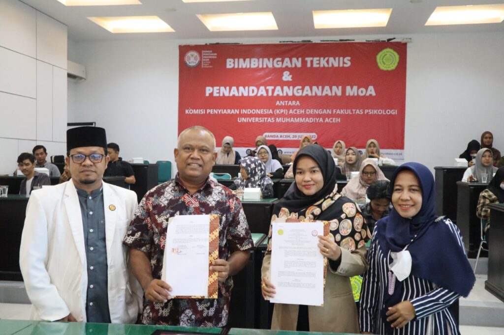 KPI Aceh dan Universitas Muhammadiyah Lakukan Kerjasama, Ajak Mahasiswa Awasi Isi Siaran