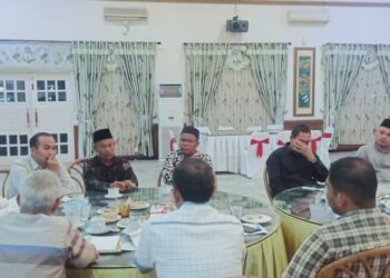 Azwardi Abdullah Ajak BUMN Bantu Rumah Dhuafa di Aceh Utara.