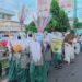 Rayakan Tahun Baru Islam Santri Islamic Center Penuhi Jalan Merdeka