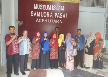 SMAN 1 LHOKSEUMAWE BELAJAR KURIKULUM MERDEKA DI SITUS KERAJAAN SAMUDRA PASAI