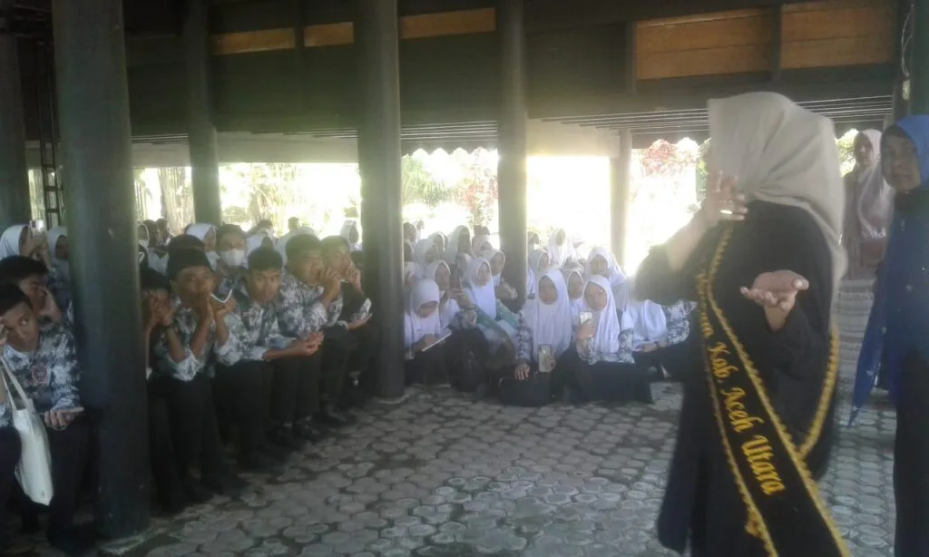 SMAN 1 LHOKSEUMAWE BELAJAR KURIKULUM MERDEKA DI SITUS KERAJAAN SAMUDRA PASAI