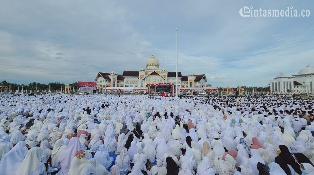 [Foto] Aceh Utara Berzikir Sambut HUT RI ke 77 dan Tahun Baru Islam