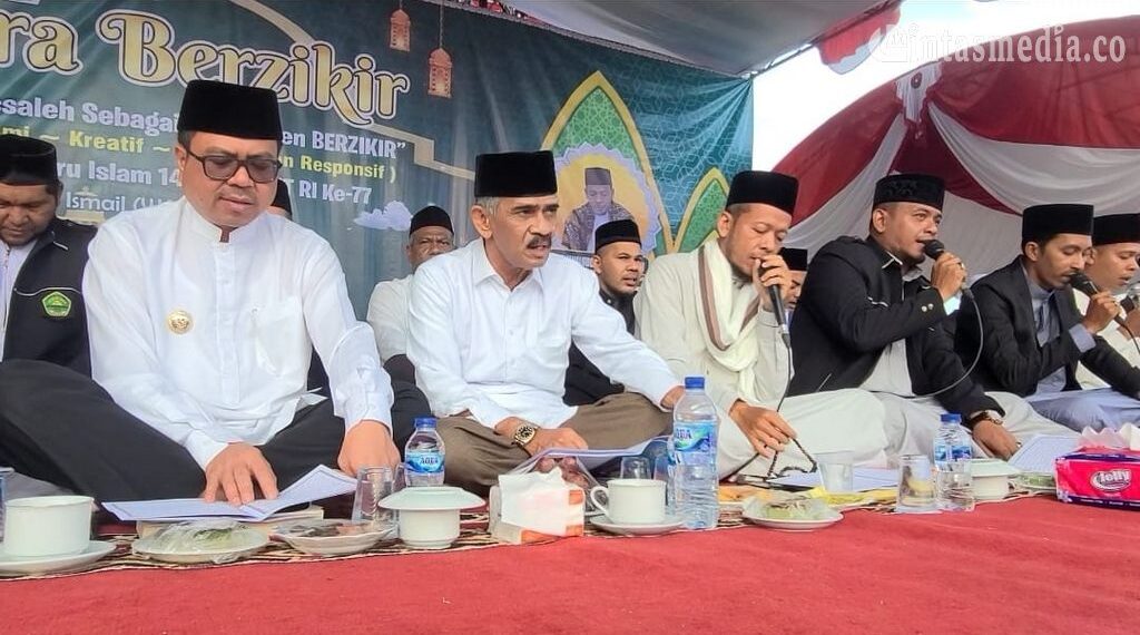 [Foto] Aceh Utara Berzikir Sambut HUT RI ke 77 dan Tahun Baru Islam