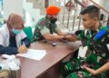 Gandeng Kipan B Yonko 469 Kopasgat, BFLF Lhokseumawe Gelar Donor Darah Peringati HUT PMI Ke -77