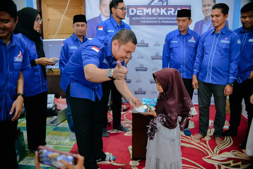 Rayakan HUT Ke-21, Demokrat Aceh Utara Kumpulkan 110 Kantong Darah