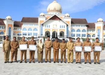 5 camat dapat penghargaan Pj Bupati Aceh Utara