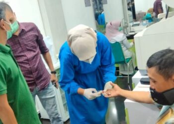 Ratusan Buruh Kebersihan di Lhokseumawe Diperiksa Kesehatan