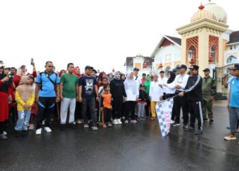 Gerak Jalan Santai Meriahkan HKN Aceh Utara