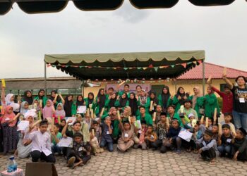 Tingkatkat Motivasi Anak-Anak Desa, Mahasiswa KKN-PPM Unimal Adakan Perlombaan
