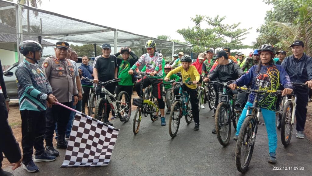 Sekda Aceh Utara Buka Fun Bike Explore Wisata Pantai Bantayan