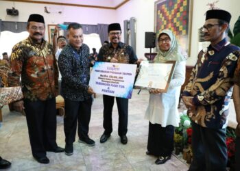 Pj Bupati Aceh Utara Silaturahmi Dengan Ratusan ASN Purna Tugas