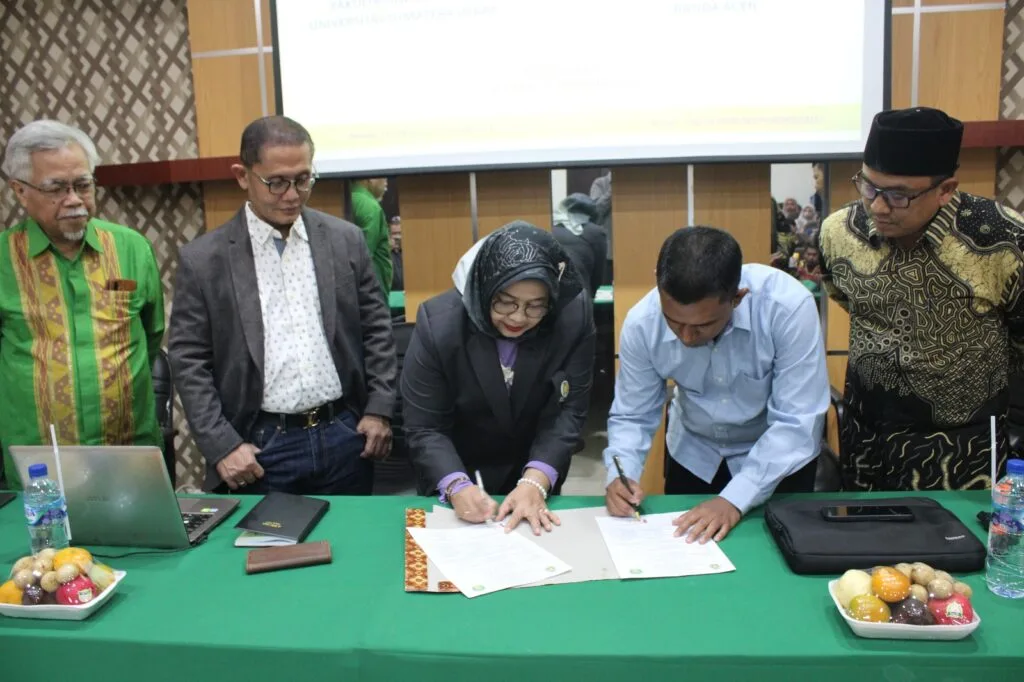 Perkuat Kerjasama, Prodi SKI UIN Ar-Raniry Tandatangani MoA dengan USU dan Adakan Kuliah Umum