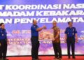 Pj Walikota Lhokseumawe Raih Hibah Sapras Kebakaran dari Kemendagri