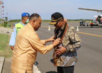 Pj. Walikota Lhokseumawe Sambut dan Dampingi Kunker Menteri PMK di Aceh