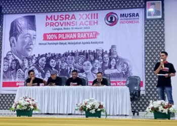 Muslem Hamidi Jadi Pembicara pada Musyawarah Rakyat ke-23 Provinsi Aceh
