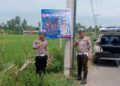 Satlantas Pijay Pasang Spanduk Larangan Balap Liar dan Knalpot Brong, Melanggar Kena Sanksi