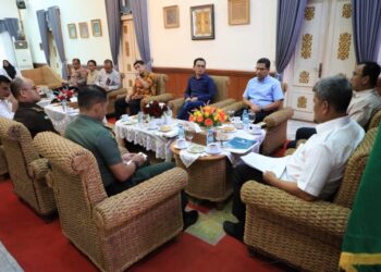 Bersama Mukim dan Geusyik, Pemkab Aceh Utara Cari Solusi Kekeringan Di Krueng Pase