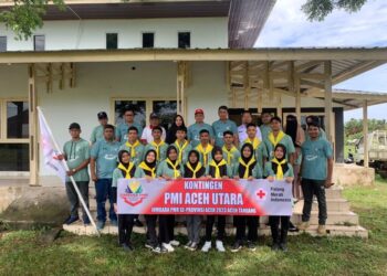 PMI Aceh Utara Lepas Keberangkatan Kontingen Ikuti Jumbara PMR di Aceh Tamiang