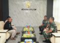 Pererat Silaturahmi, Kepala BI Lhokseumawe Berkunjung ke Korem 011/LW