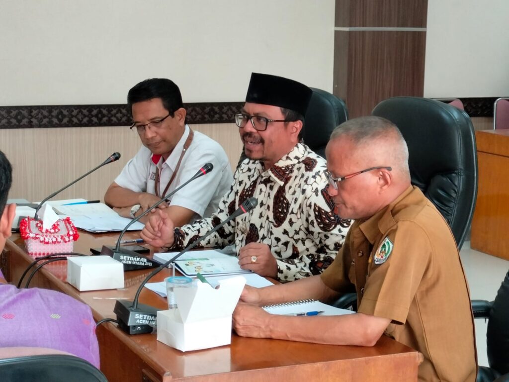 Pimpin Rakor Evaluasi Renja TJSLP Triwulan I, Pj Bupati Aceh Utara Paparkan 4 Prioritas
