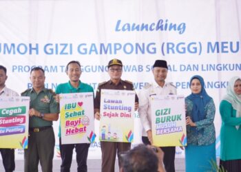 Berkomitmen Turunkan Angka Stunting, PLN Nusantara Power UP Arun Resmikan Rumoh Gizi Gampong (RGG)