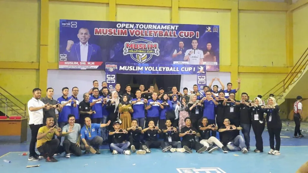 Bang Muslim Resmi Tutup Turnamen Muslim Volley Ball Cup, IB VC Raih Juara