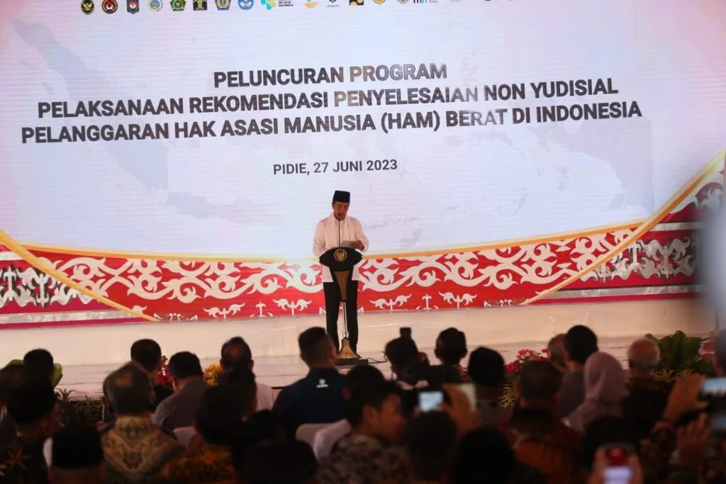 Danrem 011 Menyambut Kunjungan Presiden Republik Indonesia