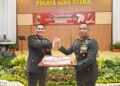 Danrem 011 Hadiri Puncak HUT Polri di Polres Aceh Utara