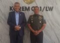 Danrem 011/LW Terima Kunjungan Rektor Universitas Malikussaleh