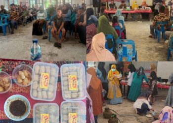 Camat Cot Girek dan Geuchik Gp. Alue Leuhop Menggelar Pelatihan Pengembangan Produk Makanan Olahan Tahu