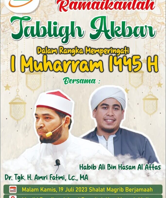 Sambut 1 Muharram, Da’i Internasional Isi Tabligh Akbar di Aceh Utara