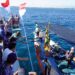 Danrem 011 dan Nelayan Kibarkan Bendera Merah Putih di Laut