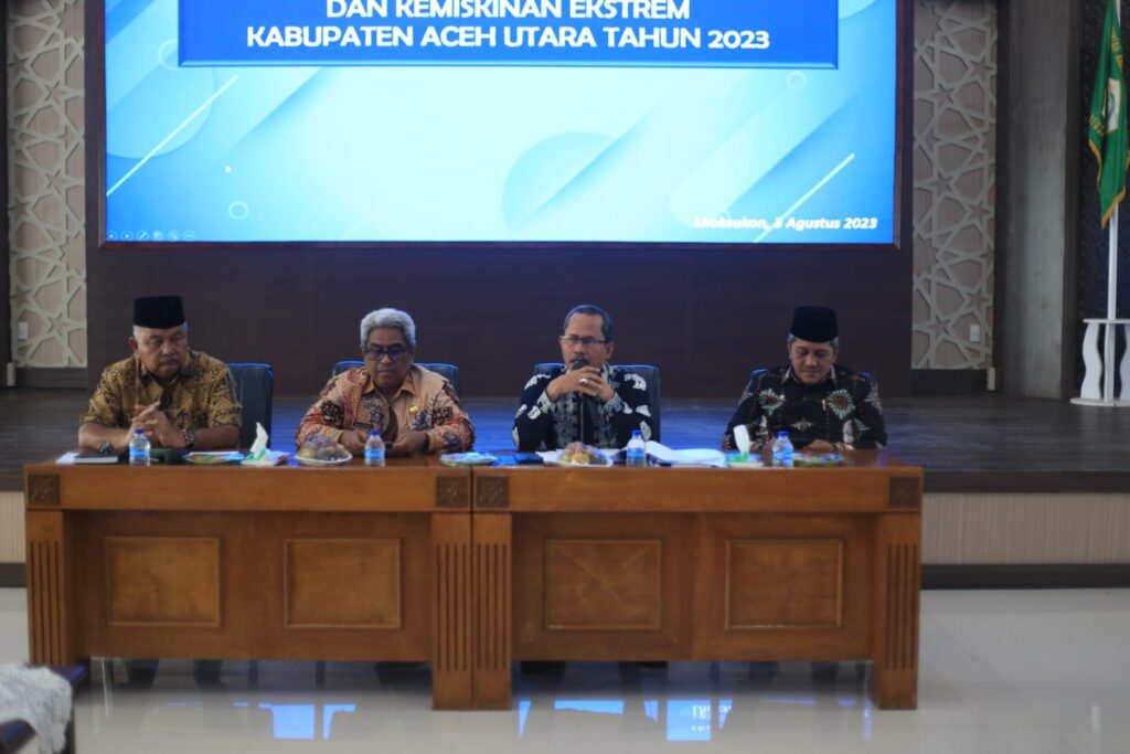 Pimpin Rakor Stunting, Pj Bupati Aceh Utara Tekankan Pentingnya Data yang Akurat