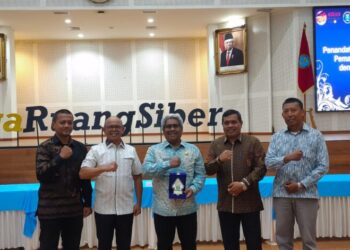 Pj Bupati dan Sekda Hadiri Penandatanganan Kerjasama Pemanfaataan TTE