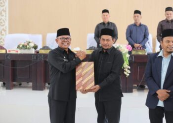 Sekda Aceh Utara Sampaikan Rancangan APBK 2024