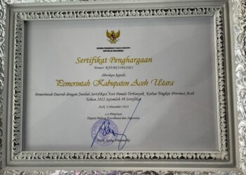 Pemkab Aceh Utara Terima Penghargaan dari KPK