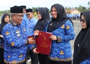 Satyalancana dan Bagi-Bagi Hadiah Warnai Hut Kopri Aceh Utara