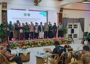 Pengurus MD KAHMI Lhokseumawe – Aceh Utara 2023-2028 Dilantik