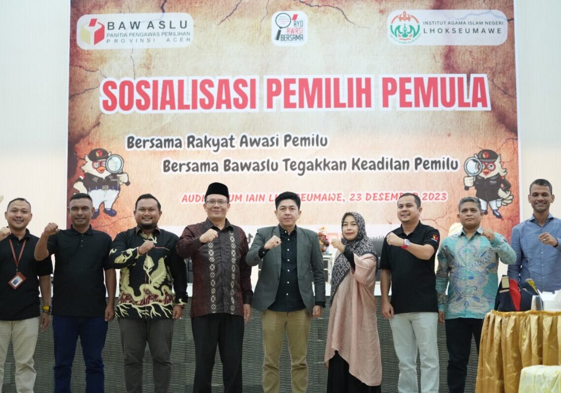 Mahasiswa IAIN Lhokseumawe Dibekali Edukasi Pemilu 2024 untuk Tingkatkan Kesadaran Pemilih Pemula