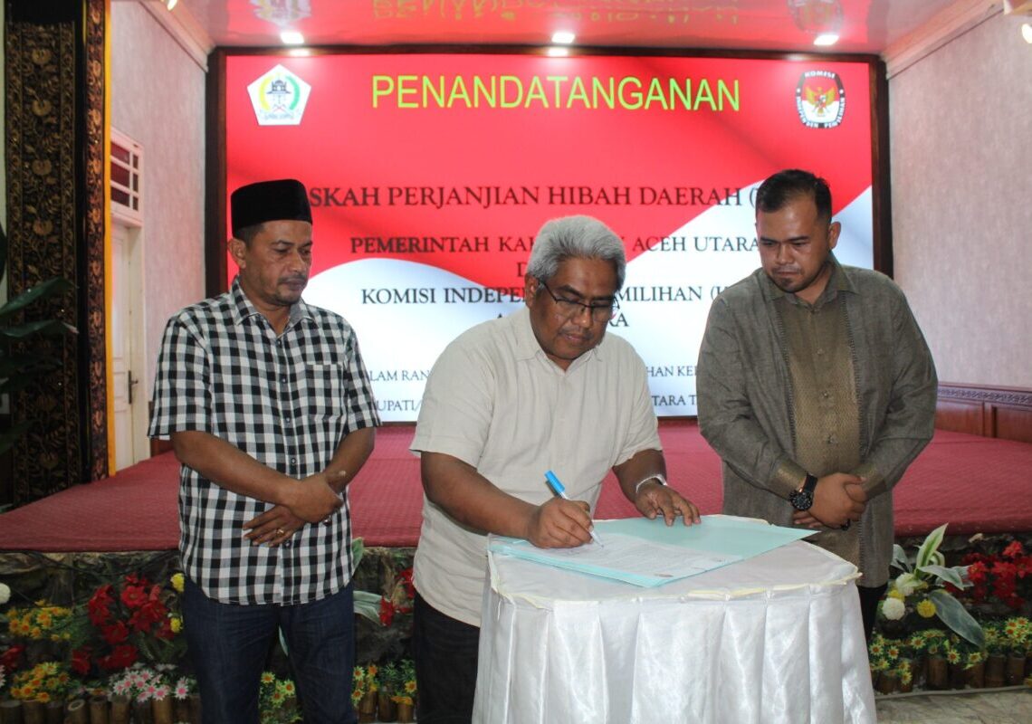 KIP Aceh Utara Terima Hibah Rp74 Miliar dari Pemkab untuk Pilkada