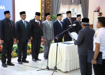 Sembilan Pejabat di Aceh Utara Dapat Jabatan Baru