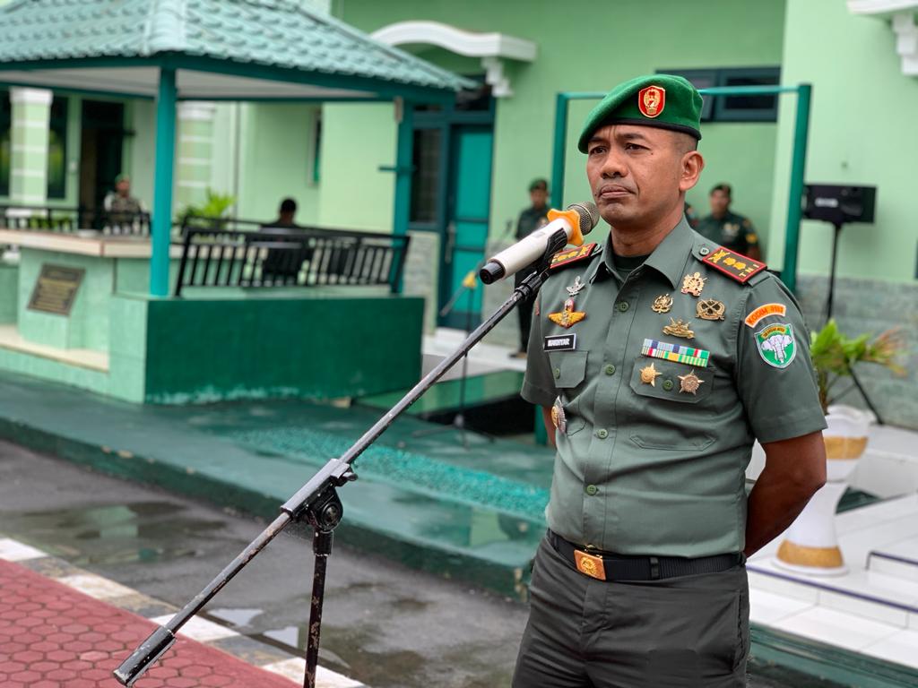 Gelar Apel Kesiapsiagaan, Dandim 0103/Aceh Utara Tekankan Netralitas TNI Pada Pemilu 2024