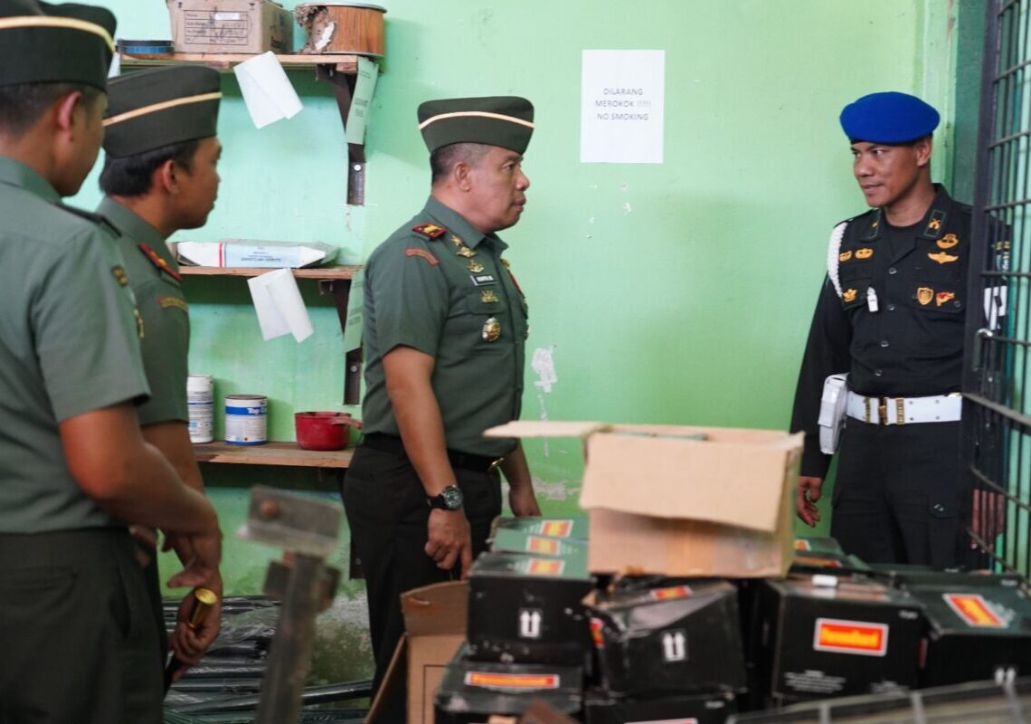 Danrem Lilawangsa Sidak Markas TNI di Lhokseumawe