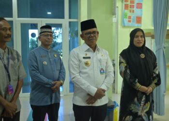 Pj Bupati Aceh Jaya Kunjungi Puskesmas Lamno