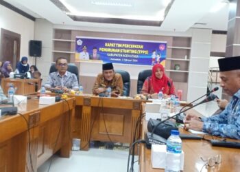 Pemkab Aceh Utara Gelar Rapat Perdana Tim Percepatan Penurunan Stunting (TTPS)