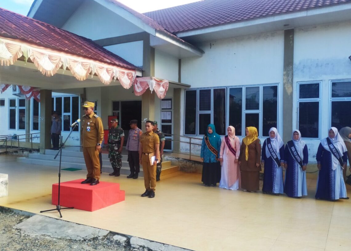 Pj Bupati Aceh Jaya Pimpin Apel Satlinmas Siap Sukseskan Pemilu Tahun 2024