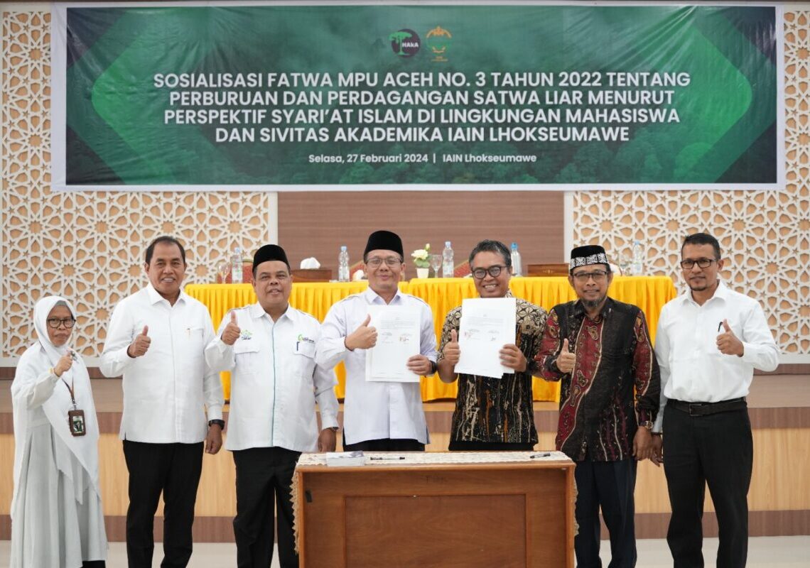 IAIN Lhokseumawe dan HAkA Komitmen Bekerjasama di Bidang Lingkungan