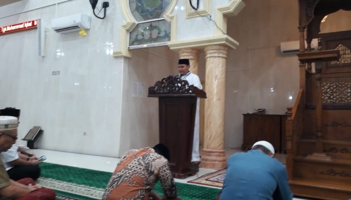 Pelajar SMP Islam Al – Azhar Sumatera Utara Beri Tausiah di Mesjid Syuhada Gampong Jawa Lama Lhokseumawe