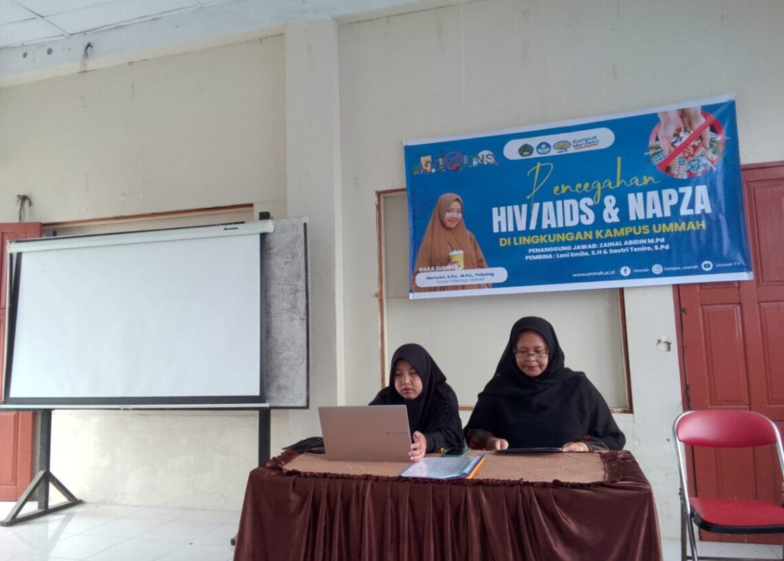 Fakultas Ilmu Pendidikan UMMAH Gelar Penyuluhan Pencegahan HIV/AIDS dan NAPZA